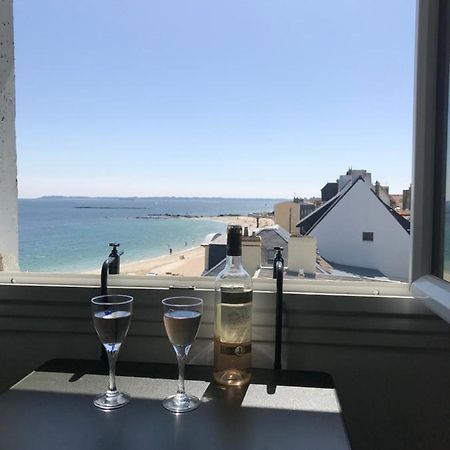 Tres Bel Appartement Avec 2 Superbes Vues Mer Larmor-Plage Exterior foto